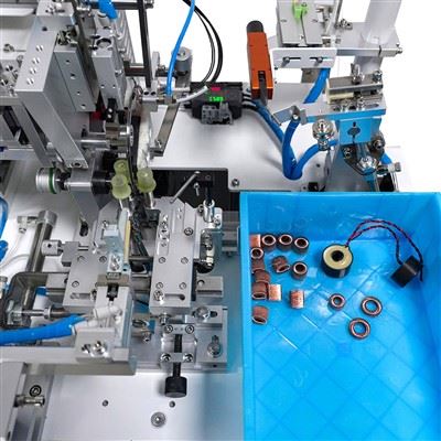 KX-7005 Side-Sliding Fully Automatic 4-Inch Toroidal Winding Machine KX-7005 Side-Sliding Fully Automatic 4-Inch Toroidal Winding Machine
